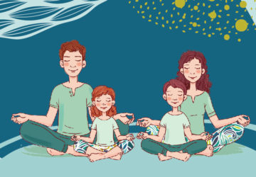 mengajarkan yoga pada anak