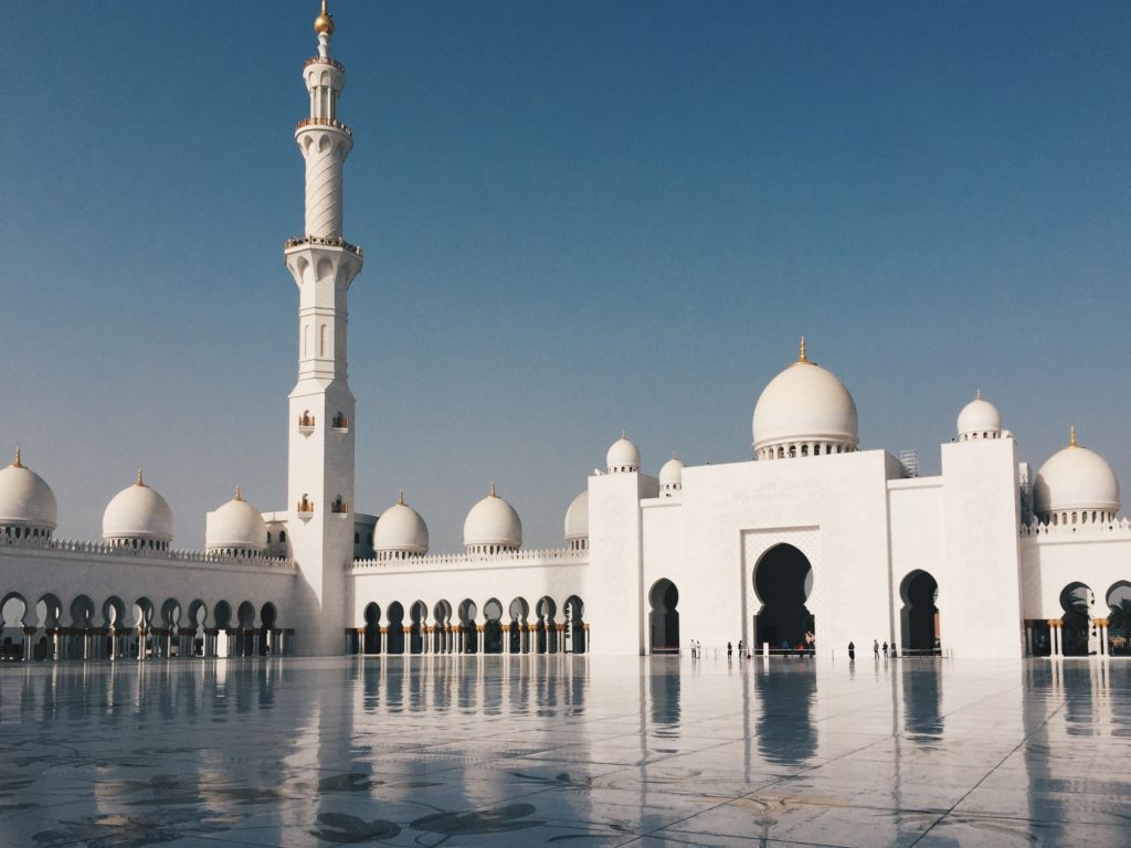 Masjid Syekh Zayed dari dunia dari UEA
