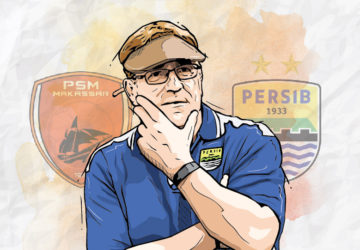 Robert Rene Alberts, pelatih Persib Bandung asal Belanda yang pernah menjadi juru taktik PSM Makassar.