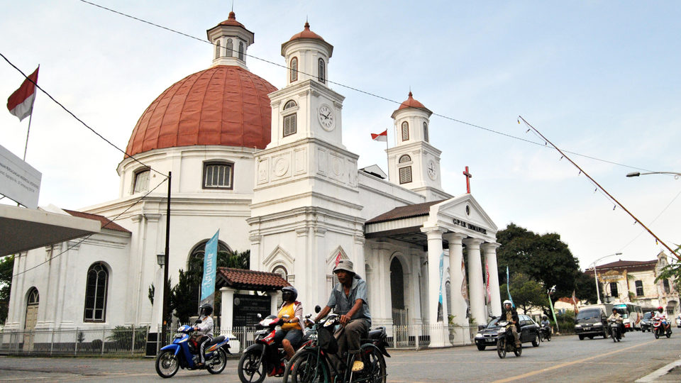 Gereja Tertua di Indonesia Gereja Blenduk